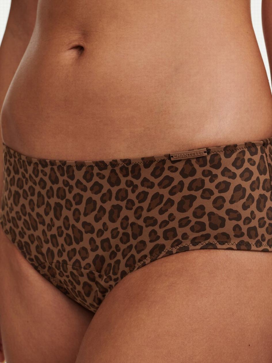 Leopard Chantelle Essential Leakproof Women Briefs | KLK9925MY