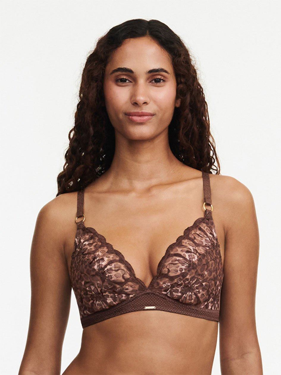 Leopard Chantelle Fleurs Wirefree Women Bras | SYL3994ZL