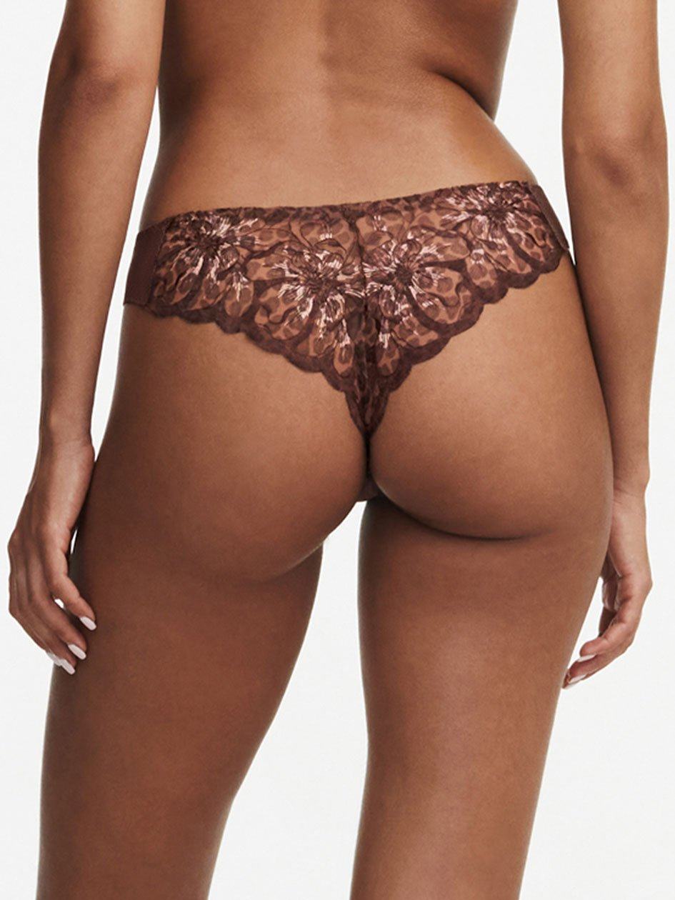 Leopard Chantelle Fleurs Women Thong Panty | OHD7310UF