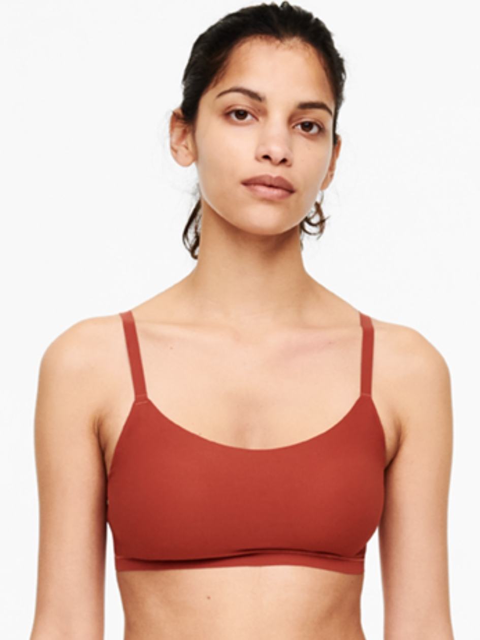 Orange Chantelle SoftStretch Scoop Padded Women Bralettes | LLZ9598CT