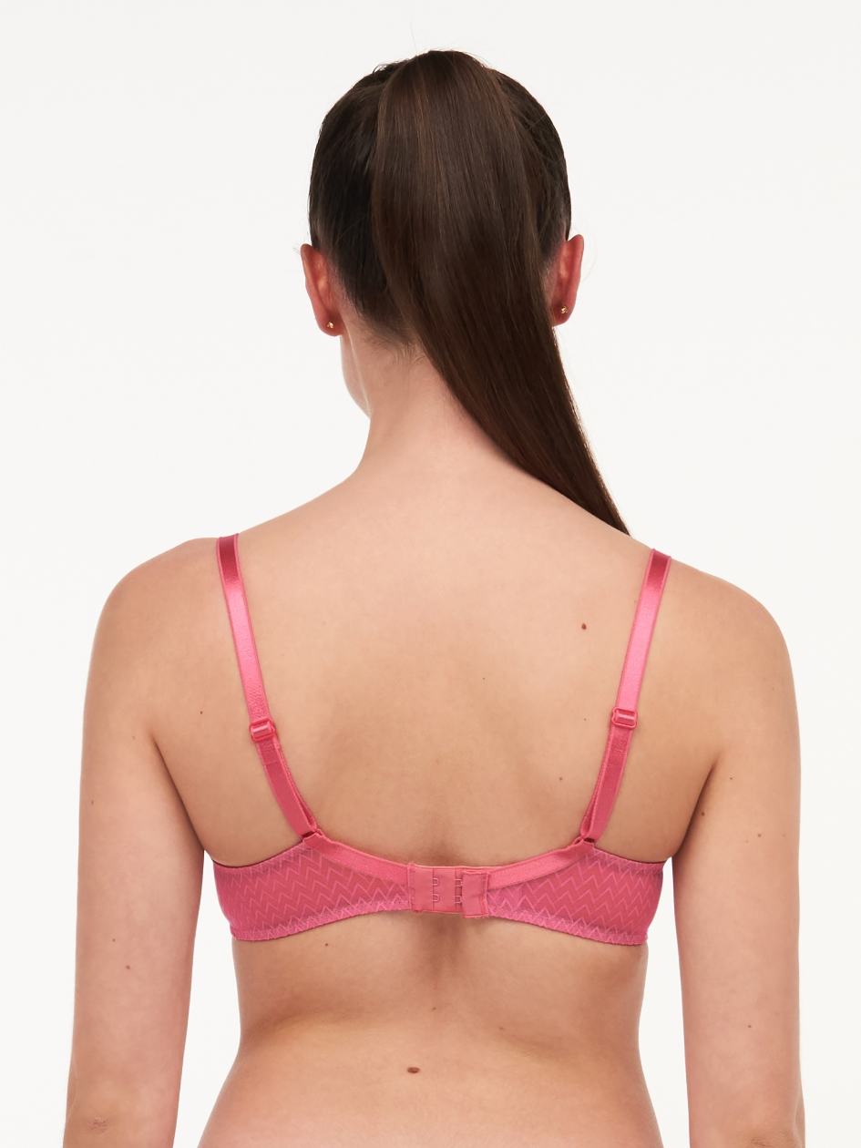 Pink Chantelle Manhattan Plunge Women T-Shirt Bra | RZR5263GE