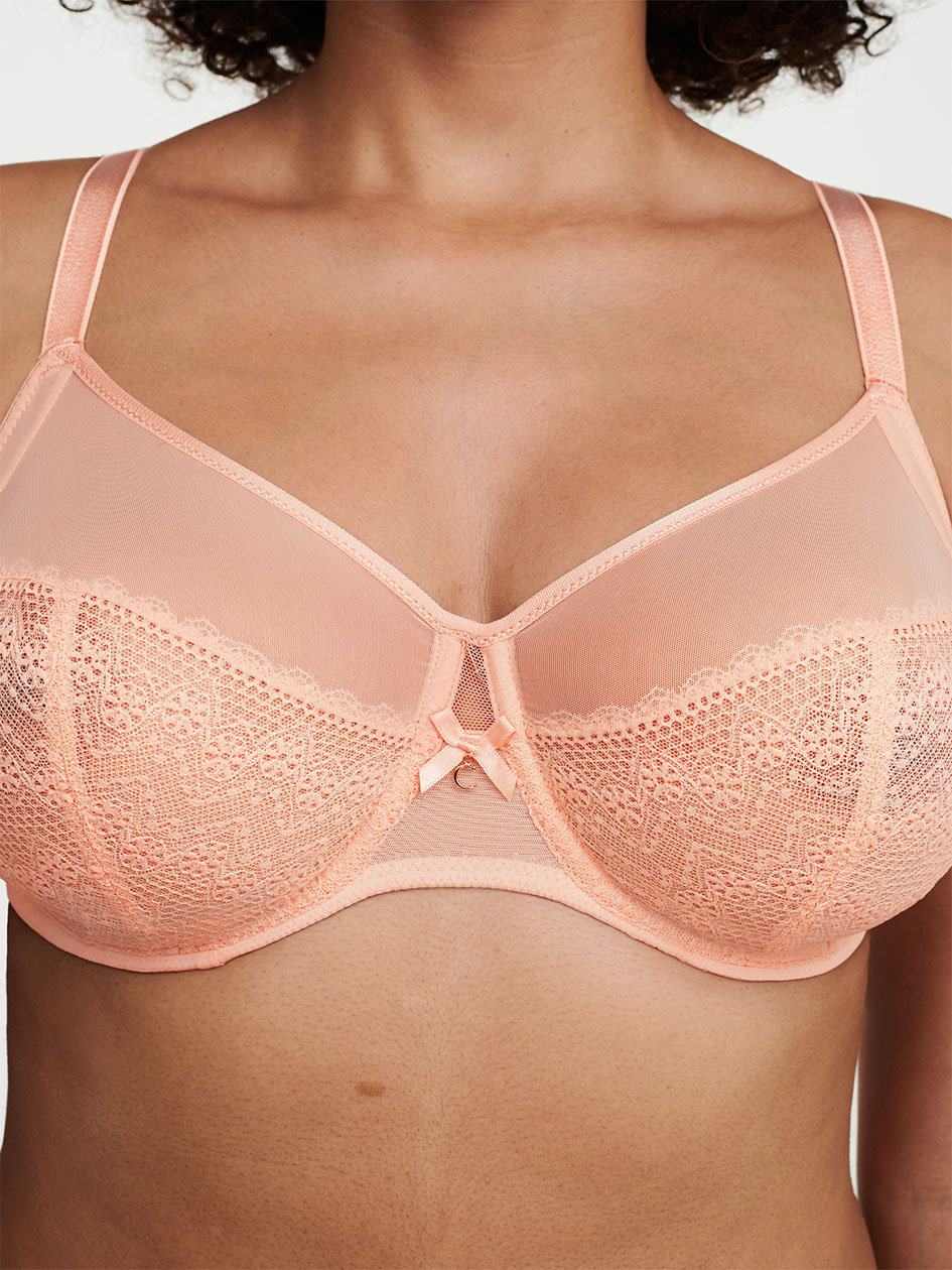 Pink Chantelle Revele Moi Perfect Fit Underwire Women Bras | LQI441UN