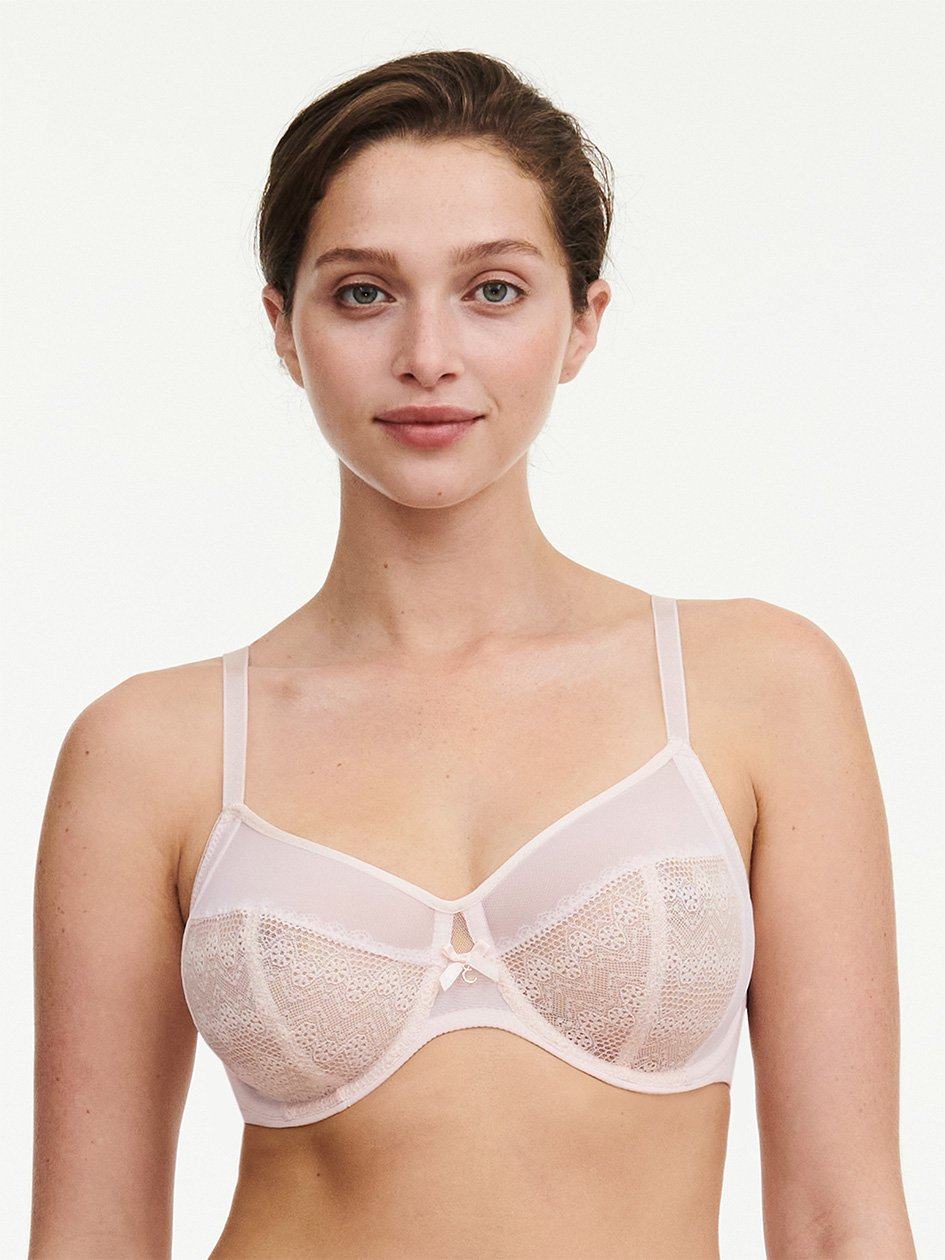 Pink Chantelle Revele Moi Perfect Fit Underwire Women Bras | PDU6577OU