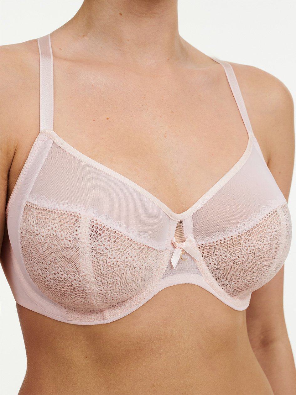 Pink Chantelle Revele Moi Perfect Fit Underwire Women Bras | PDU6577OU