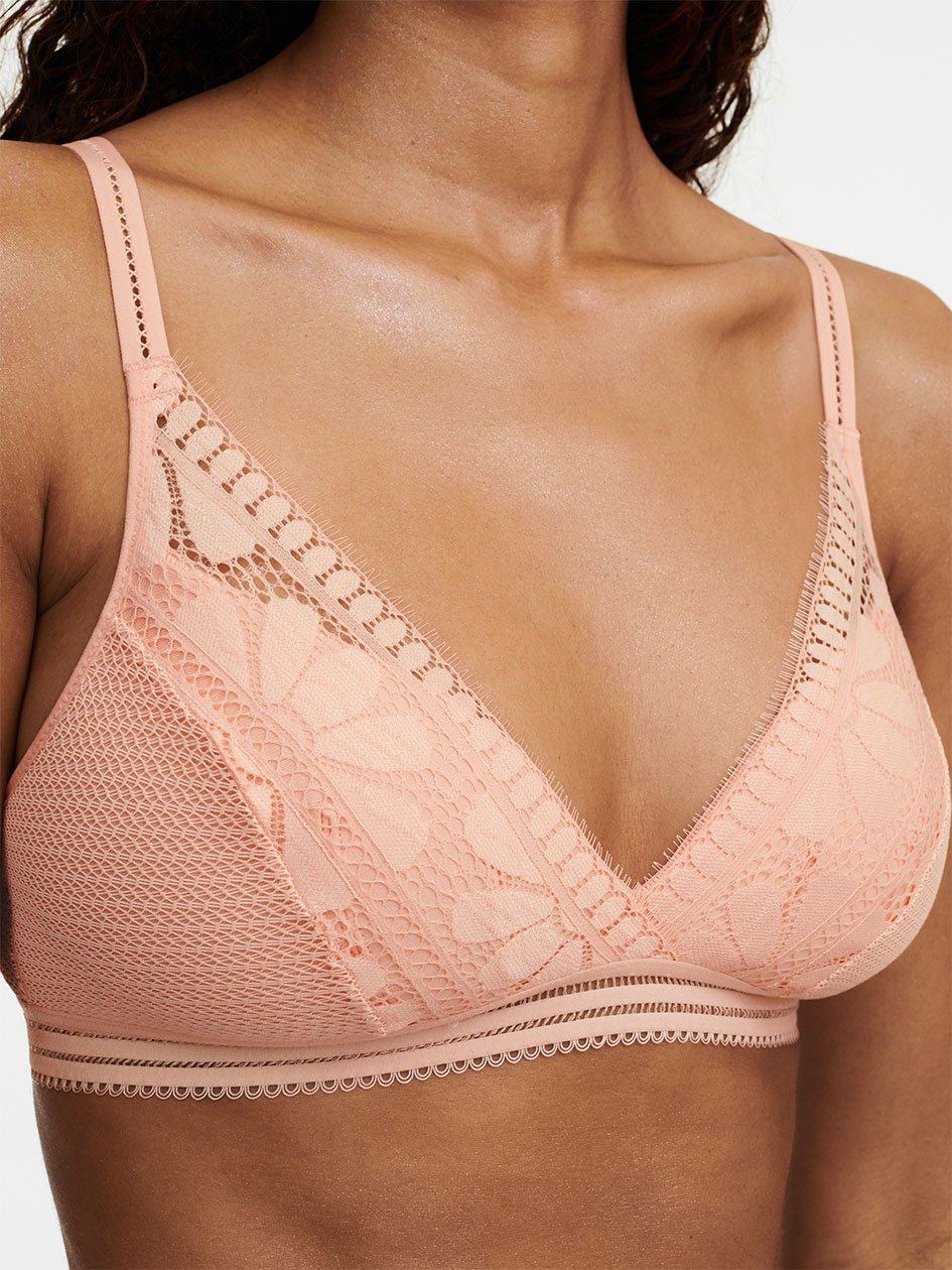 Pink Chantelle Sofie Lace Women Bralettes | MPP2811VS