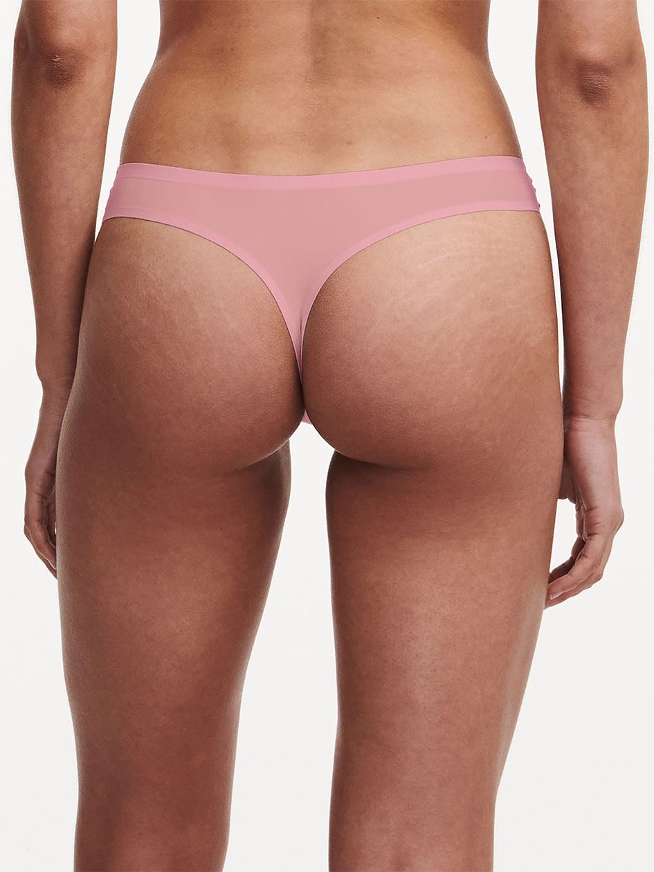 Pink Chantelle SoftStretch Women Thong Panty | SZR7618EM