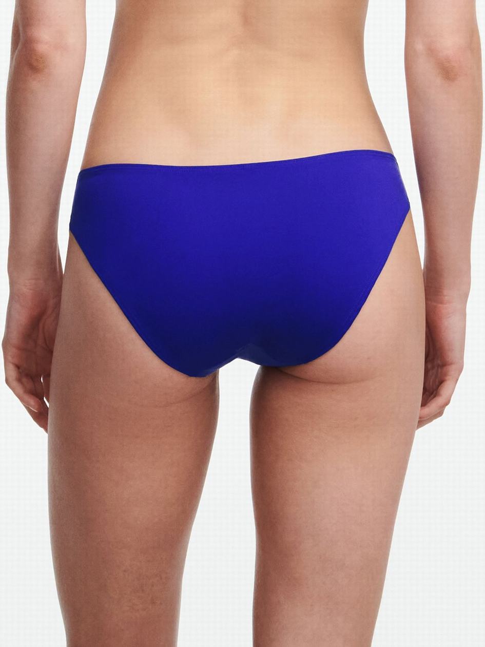 Purple Blue Chantelle Pure Solar Swim Women Bikini Bottoms | DHN2266BL