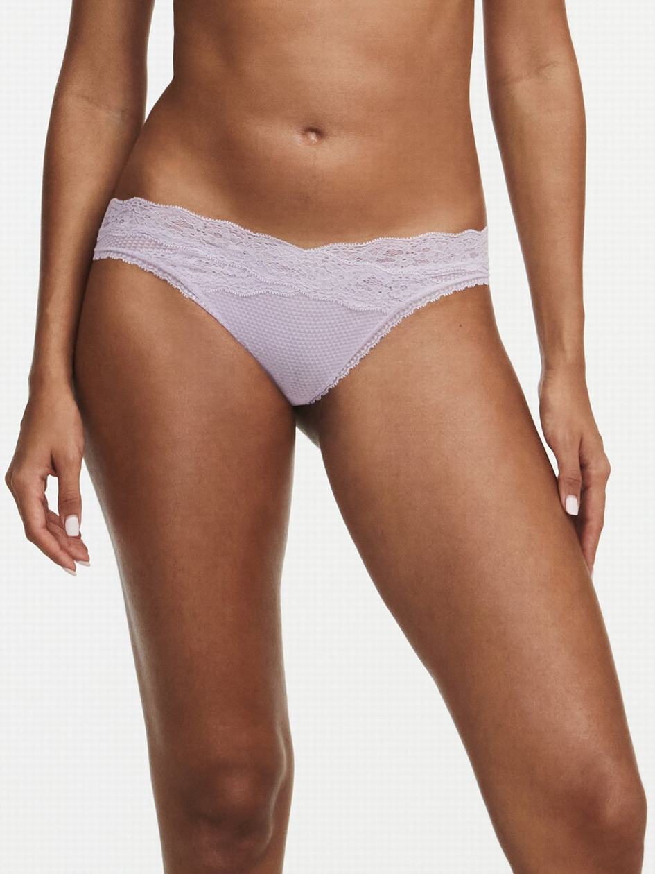 Purple Chantelle Brooklyn Women Thong Panty | HGA3956WM