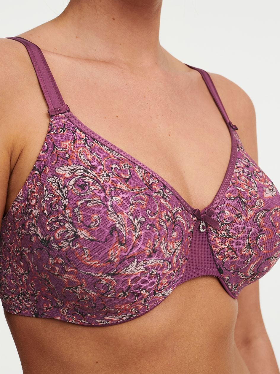 Purple Chantelle C Magnifique Seamless Minimizer Women Unlined Bra | QOU1619CN