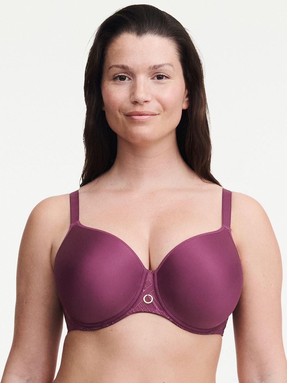 Purple Chantelle Graphic Support Full Coverage Custom Fit Women T-Shirt Bra | LAR1317IN