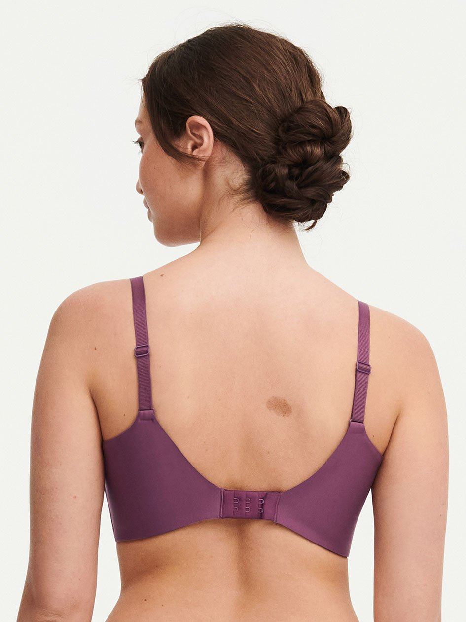 Purple Chantelle Graphic Support Lace Wireless Women Bras | ZHS1668KL