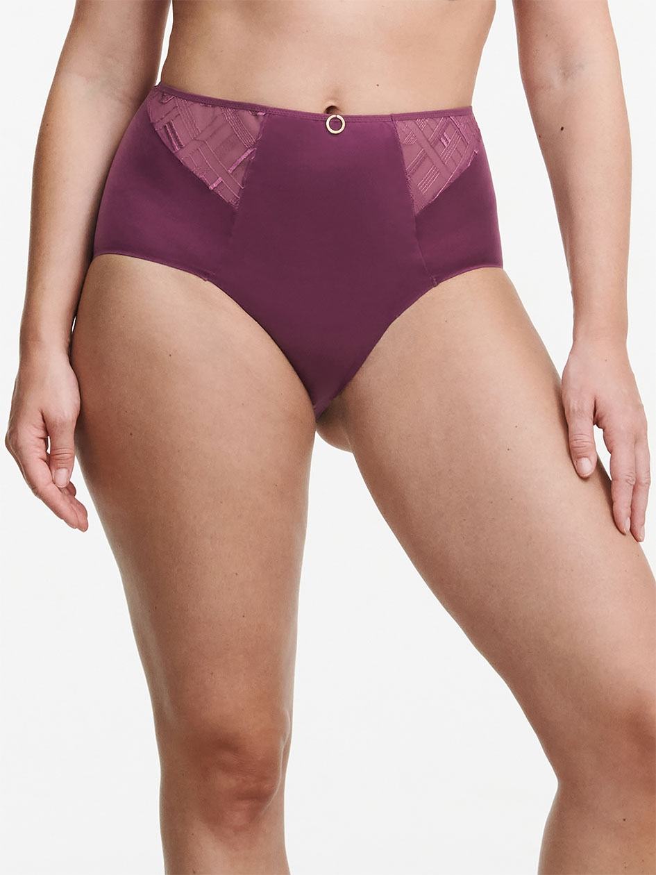 Purple Chantelle Graphic Support Smoothing Full Women Briefs | DQQ772PV