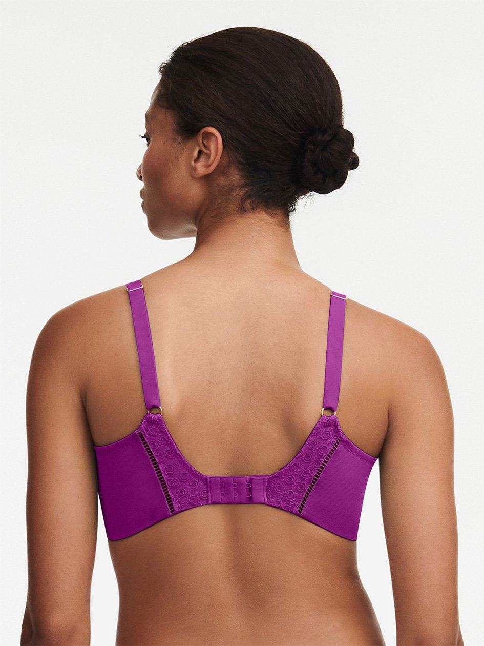 Purple Chantelle Monogram Plunge Women Unlined Bra | HQC3665EA