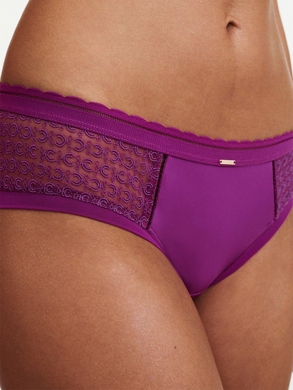 Purple Chantelle Monogram Women Hipster Panty | MIQ479KS