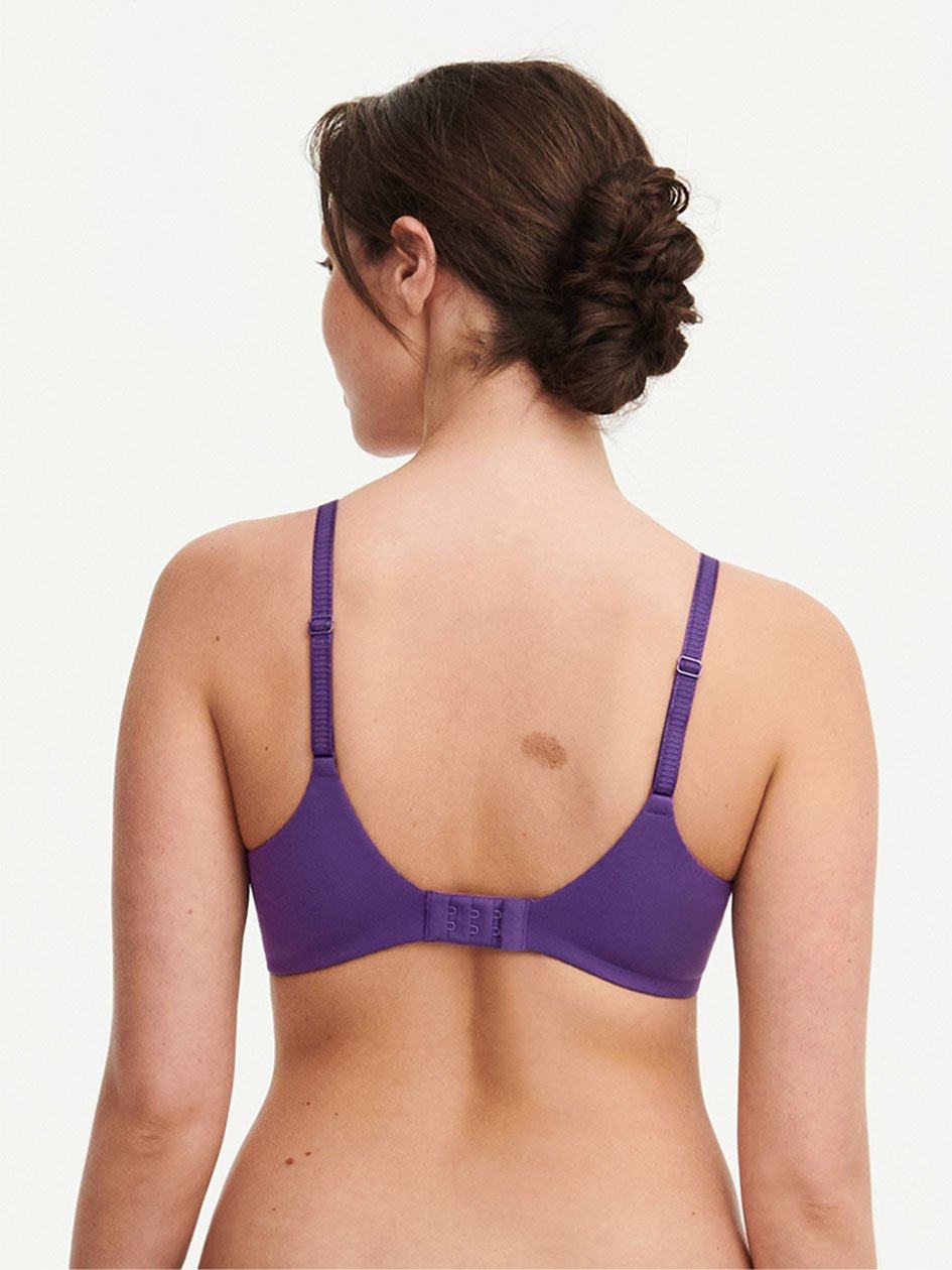 Purple Chantelle Naya Lace Underwire Women Unlined Bra | IZS6166MO