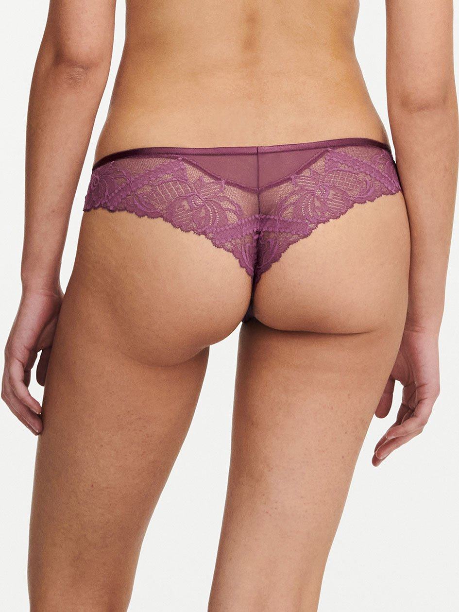 Purple Chantelle Orangerie Dream Women Thong Panty | LEE7319MN