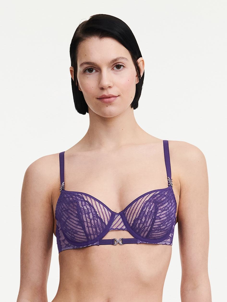 Purple Chantelle tXture Demi Women Bras | BGH3090VD