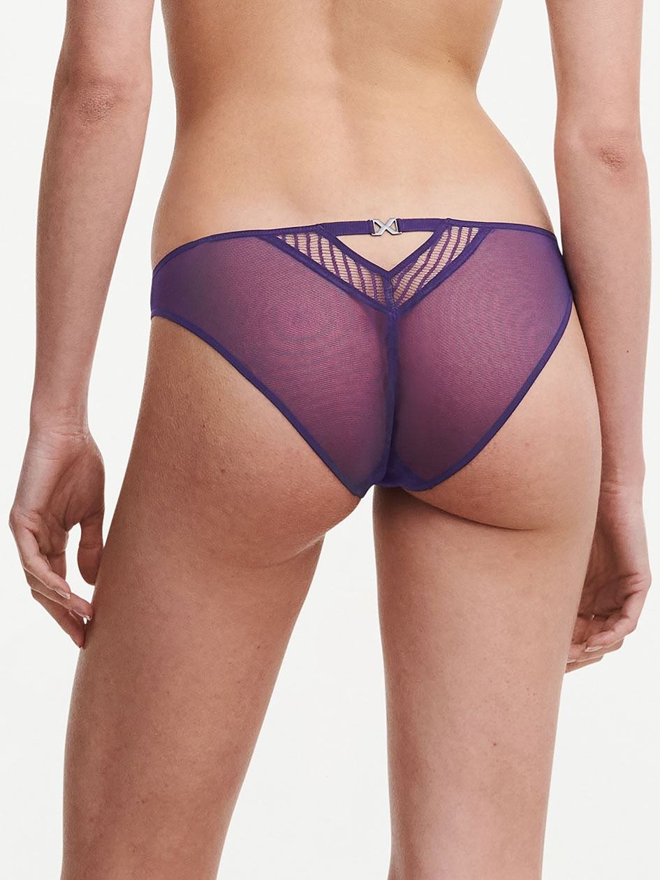 Purple Chantelle tXture Women Briefs | WQM5854IK