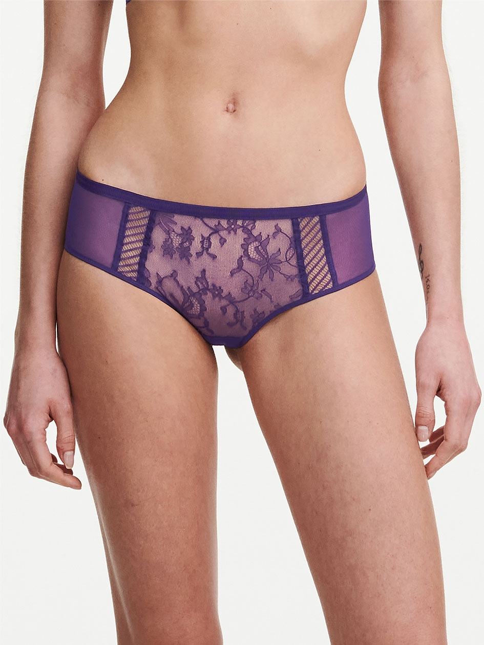 Purple Chantelle tXture Women Hipster Panty | YNB158GH