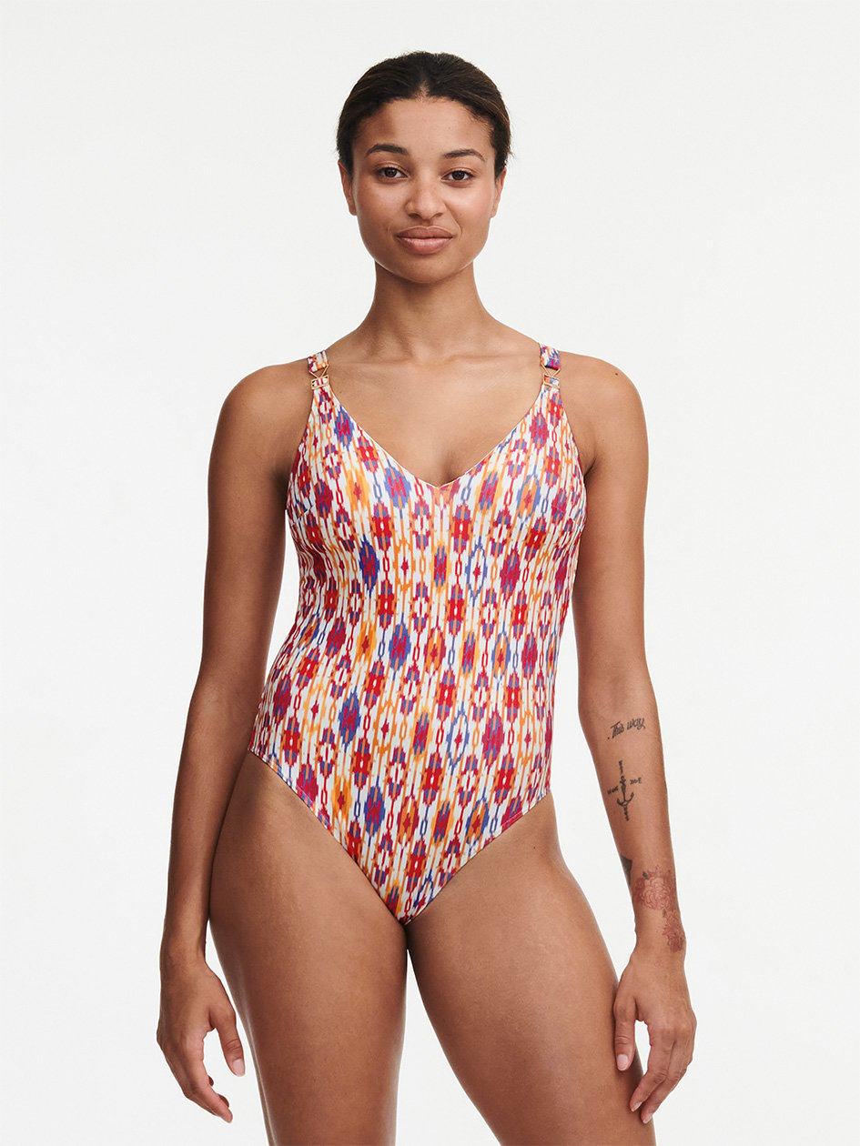 Red Chantelle Devotion Wireless Women Swimsuits | QMS2348OE