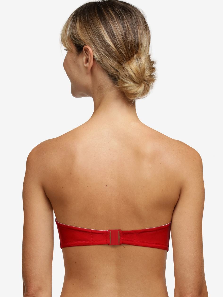 Red Chantelle Inspire Bandeau Swim Women Bikini Tops | MTS2292GX