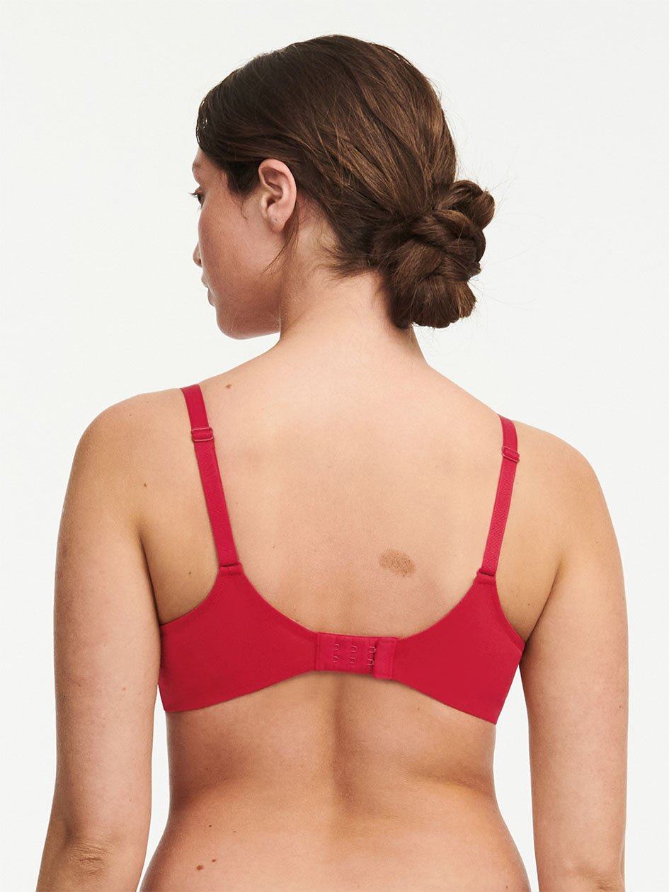 Red Chantelle Midnight Flowers Plunge Women Bras | DVE6522HA