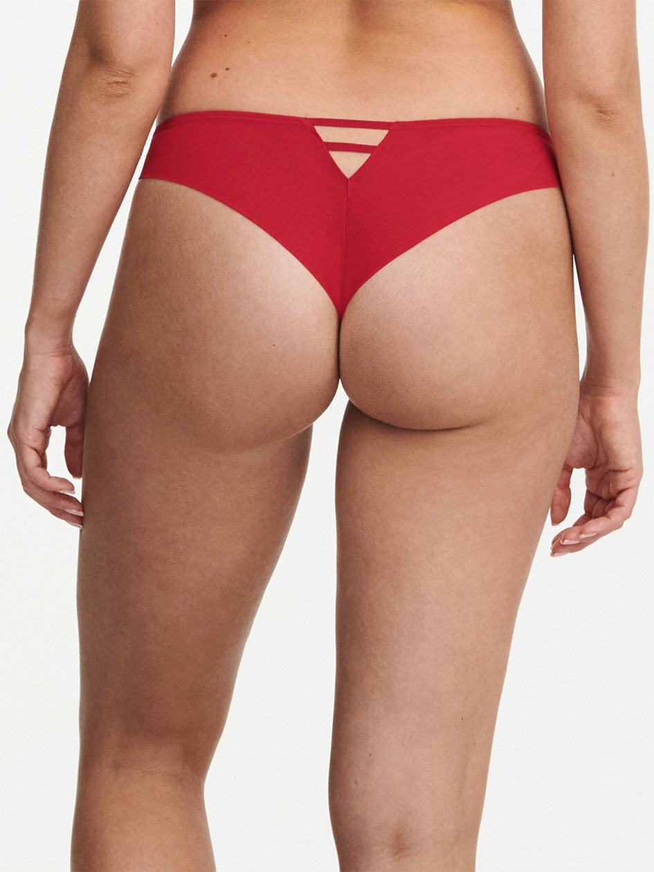 Red Chantelle Midnight Flowers Women Thong Panty | ZTD8339LW