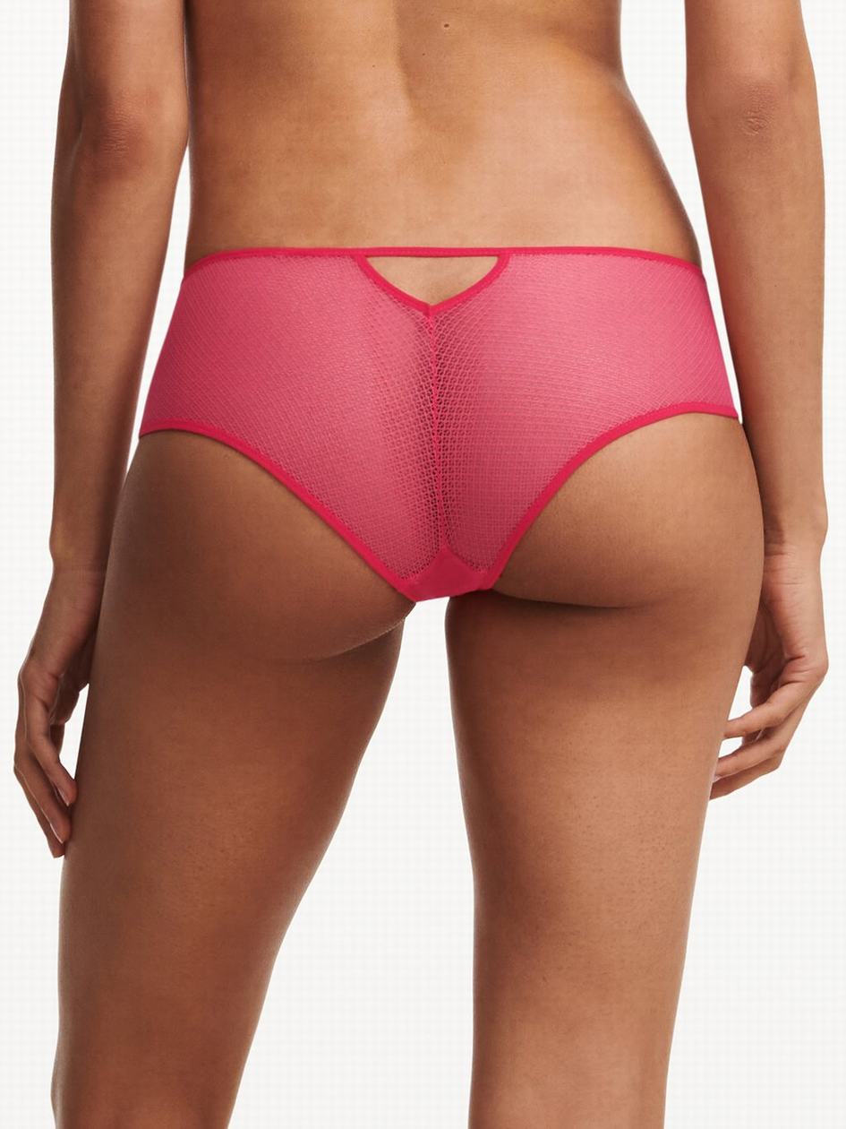 Red Chantelle Olivia Women Hipster Panty | KRC5775RT