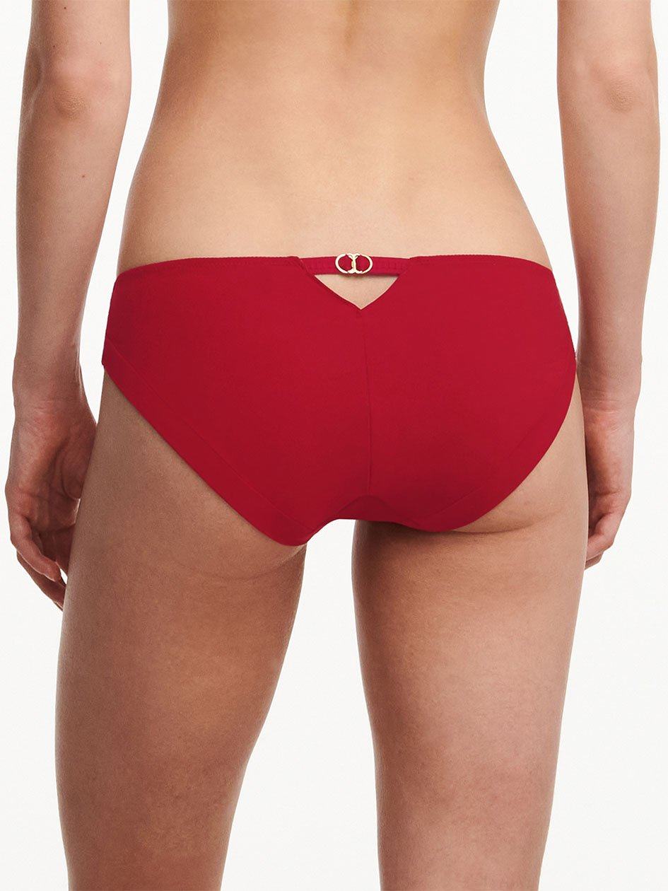 Red Chantelle Orchids Women Briefs | JDP2175MB