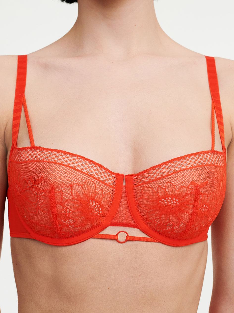 Red Chantelle Rebecca Demi Women Bras | UFB4186OW