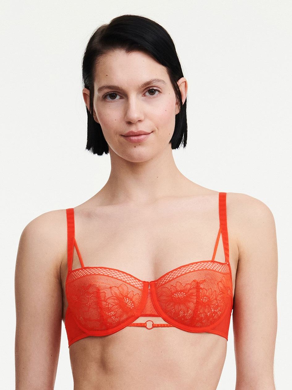 Red Chantelle Rebecca Demi Women Bras | UFB4186OW