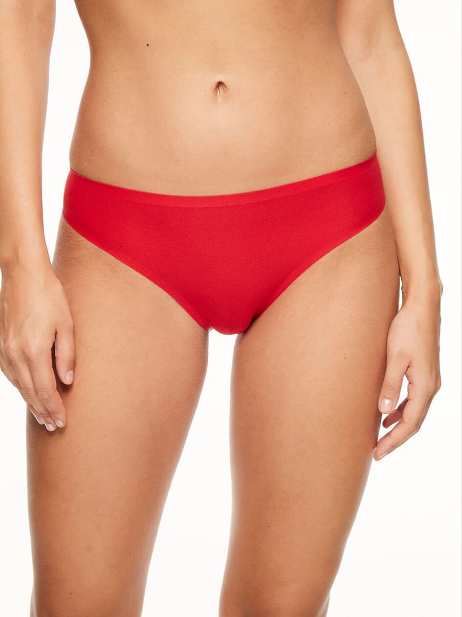 Red Chantelle SoftStretch Women Thong Panty | GVJ6229BE