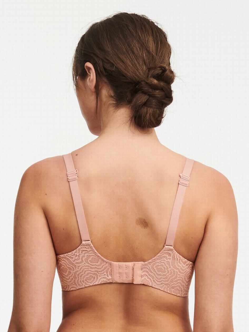 Rose Pink Chantelle C Jolie Comfort Convertible Women T-Shirt Bra | VJV9338RN