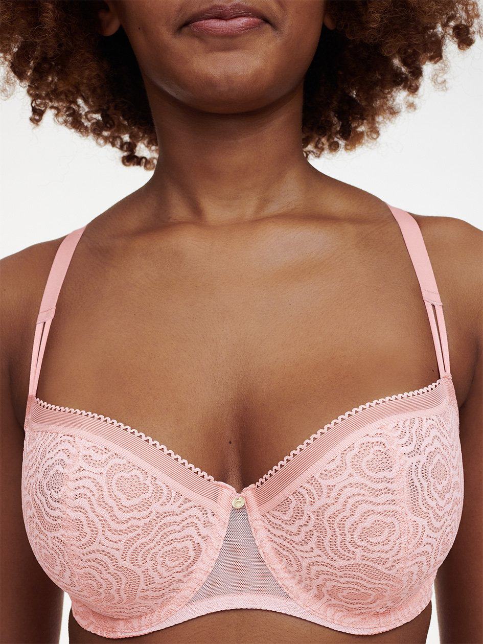 Rose Pink Chantelle C Jolie Demi Women Bras | DUP5513HB