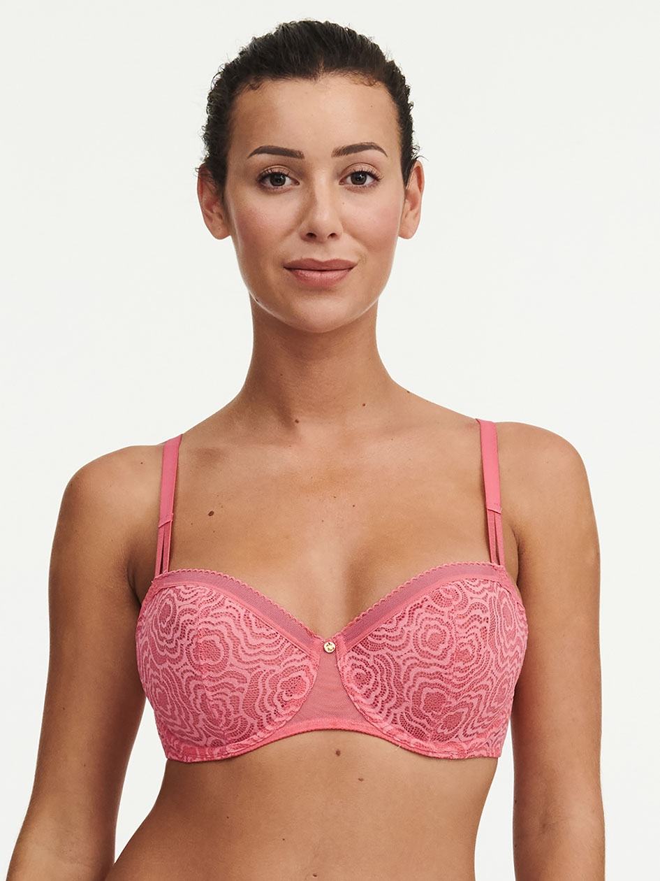 Rose Pink Chantelle C Jolie Demi Women Bras | NDH7011QJ