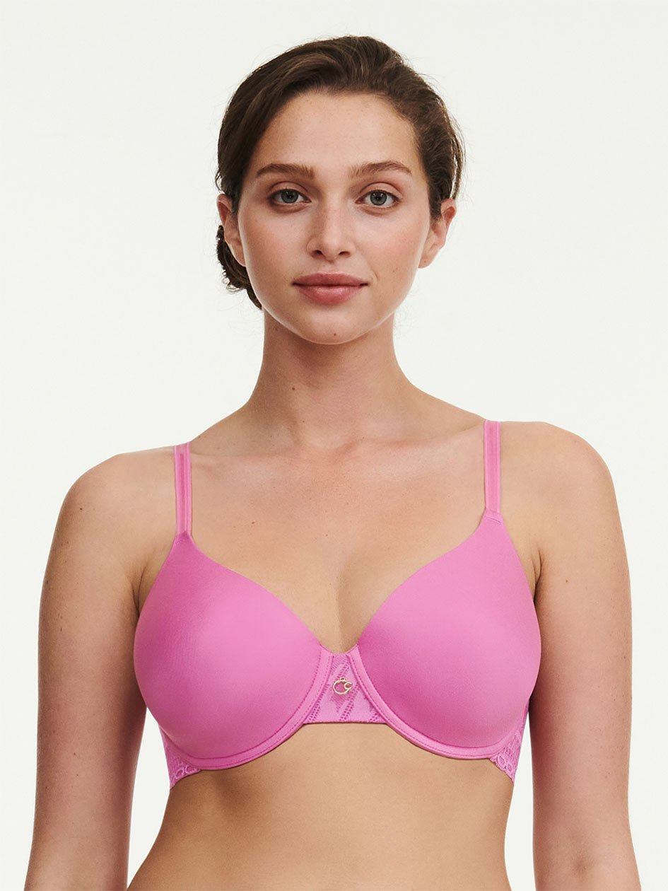 Rose Pink Chantelle Impression EcoLight Flex Women T-Shirt Bra | WWA2963XU