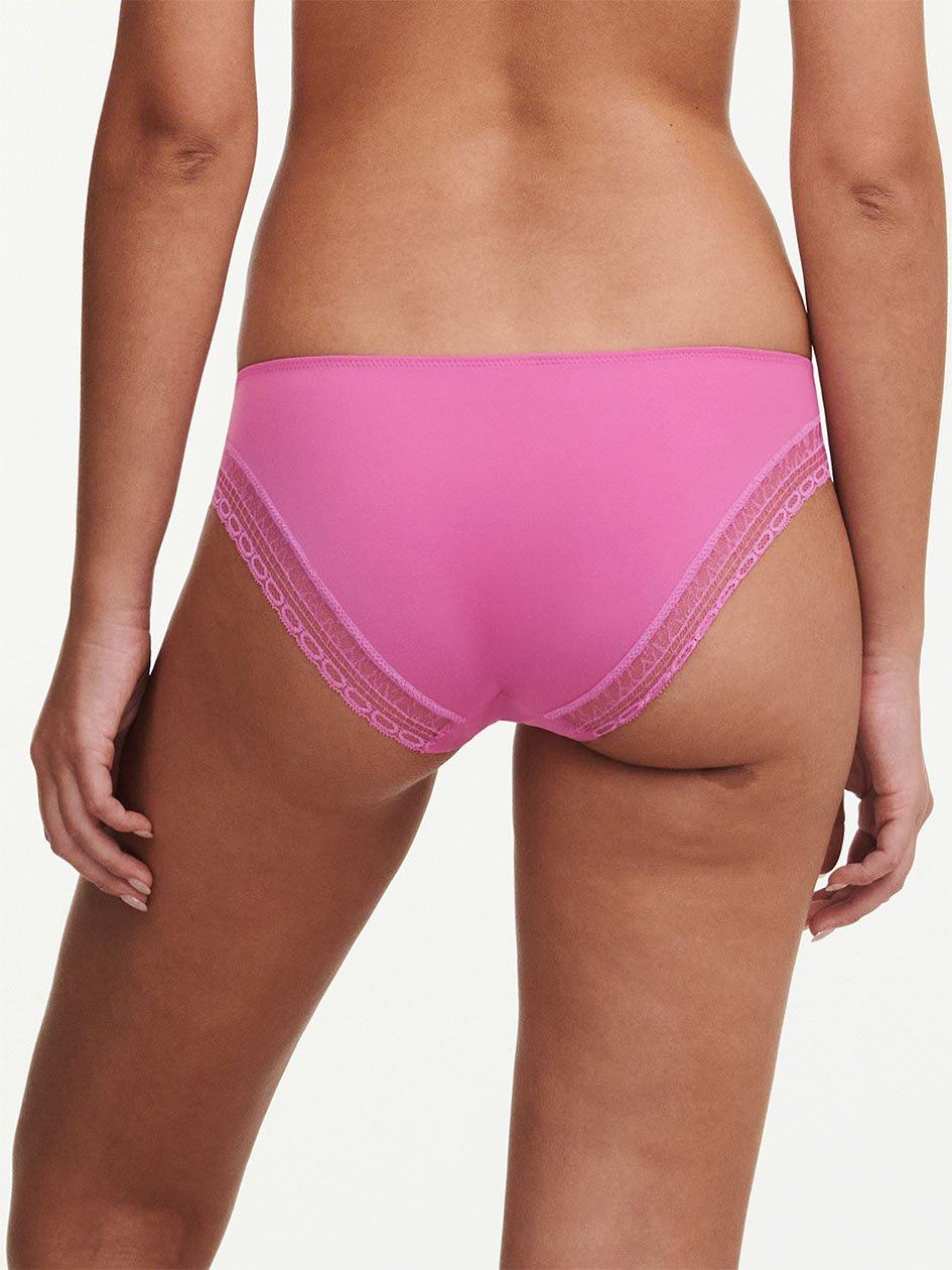 Rose Pink Chantelle Impression Lace Women Bikini Bottoms | DJL7100JB