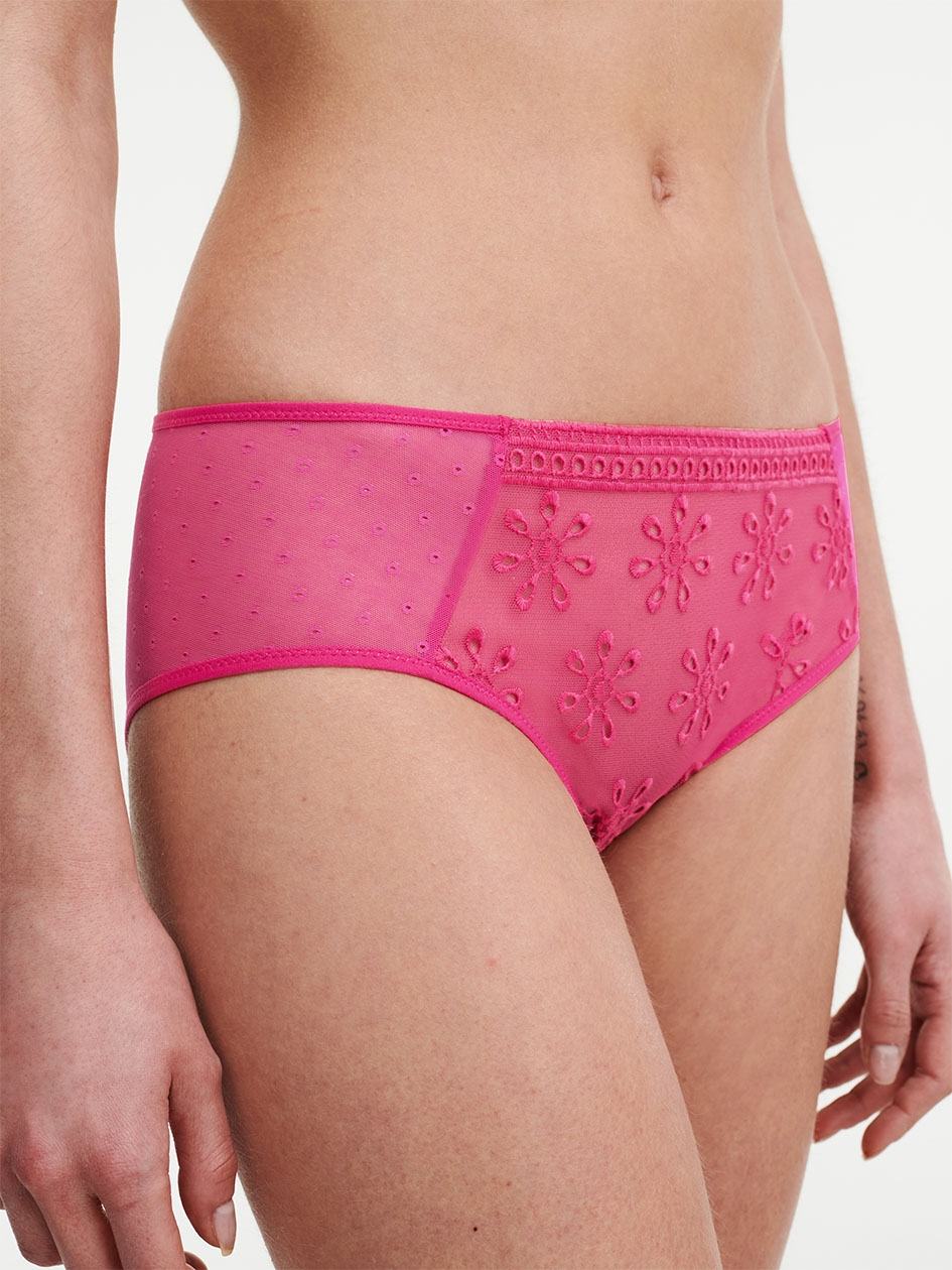 Rose Red Chantelle Prisca Women Hipster Panty | AOC2763UU