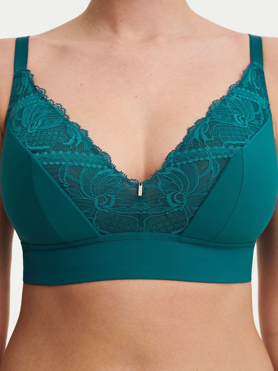 Turquoise Chantelle Orangerie Dream Wireless Women Bras | NYB197VB