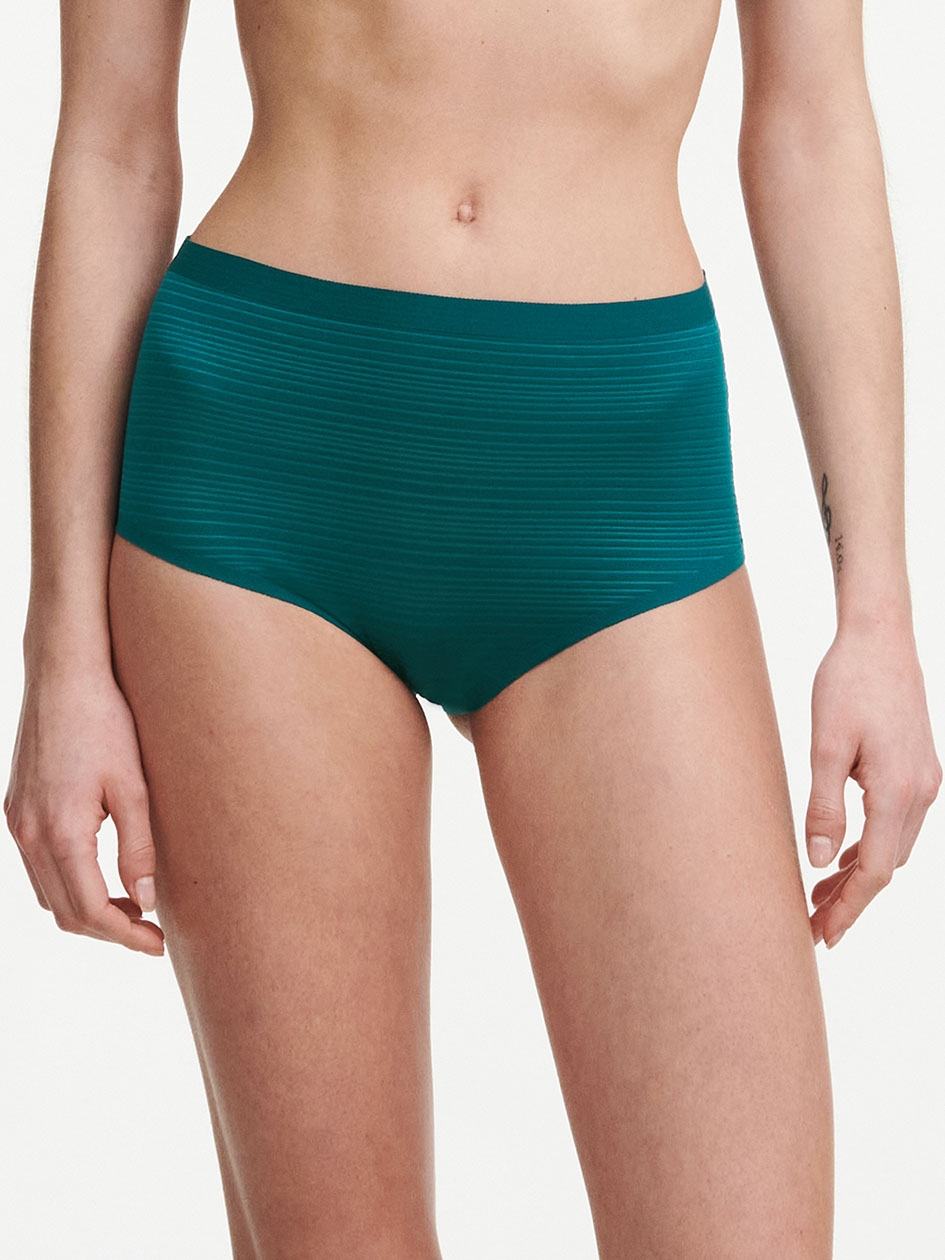 Turquoise Chantelle SoftStretch Stripes Women Briefs | PPH1916HI