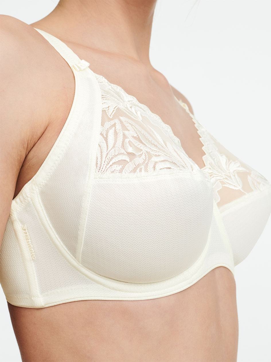 White Chantelle Amazone Full Coverage Women Unlined Bra | HKL8180AG