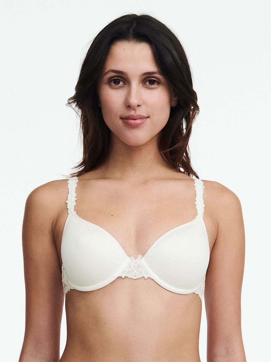 White Chantelle Champs Elysees Smooth Custom Fit Women Bras | EGA4140QW