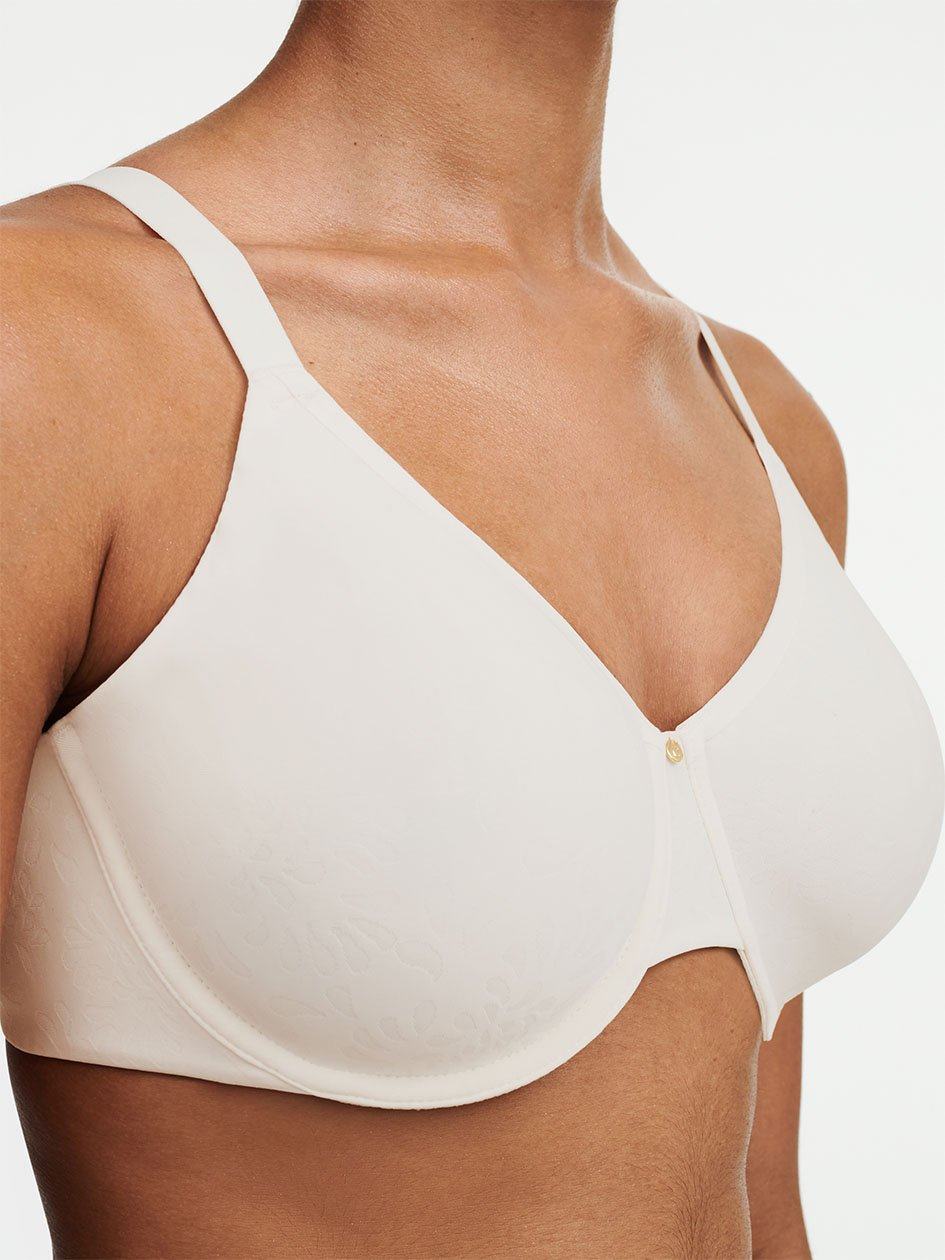 White Chantelle Comfort Chic Back Shaping Minimizer Women Bras | KNX6325ZD