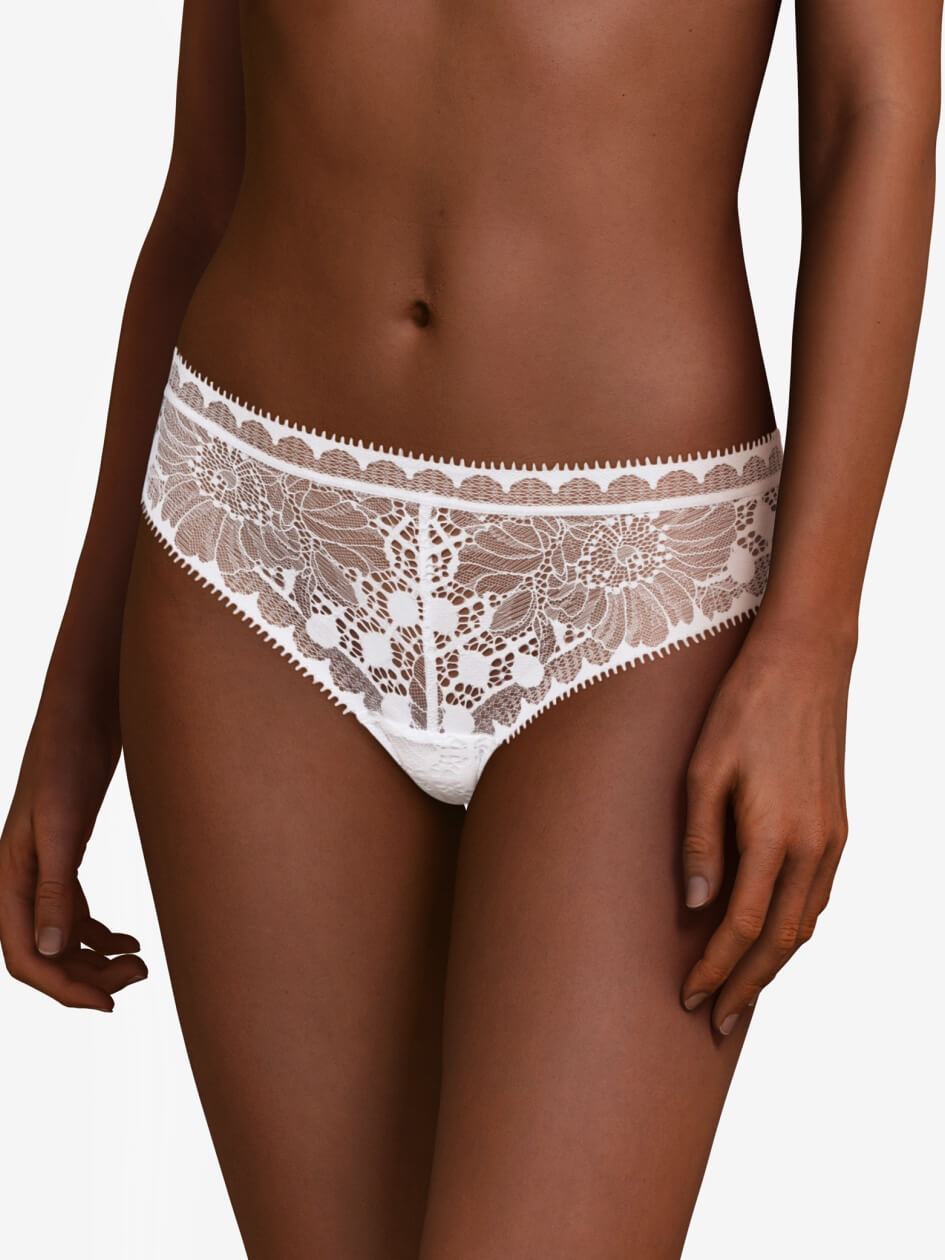 White Chantelle Day to Night Women Thong Panty | CNB2577YR