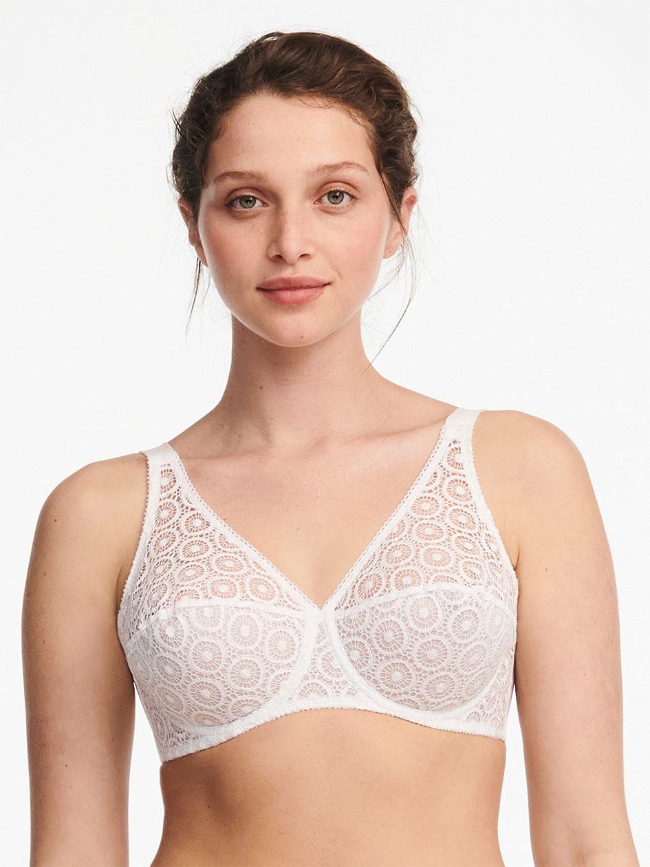 White Chantelle Fete Full Coverage Women Unlined Bra | FVT7385SL