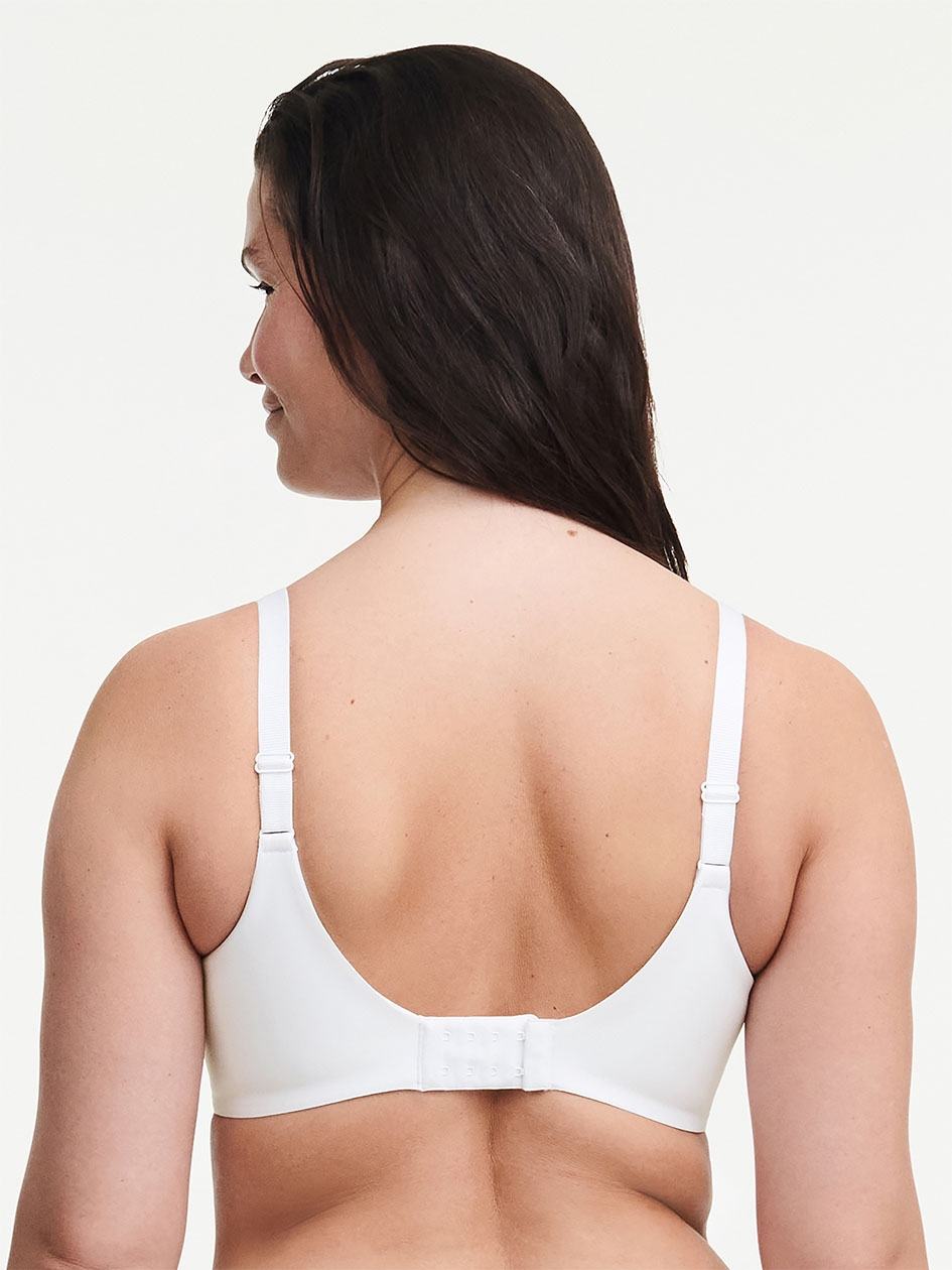 White Chantelle Graphic Support Full Coverage Custom Fit Women T-Shirt Bra | WVT2680SC