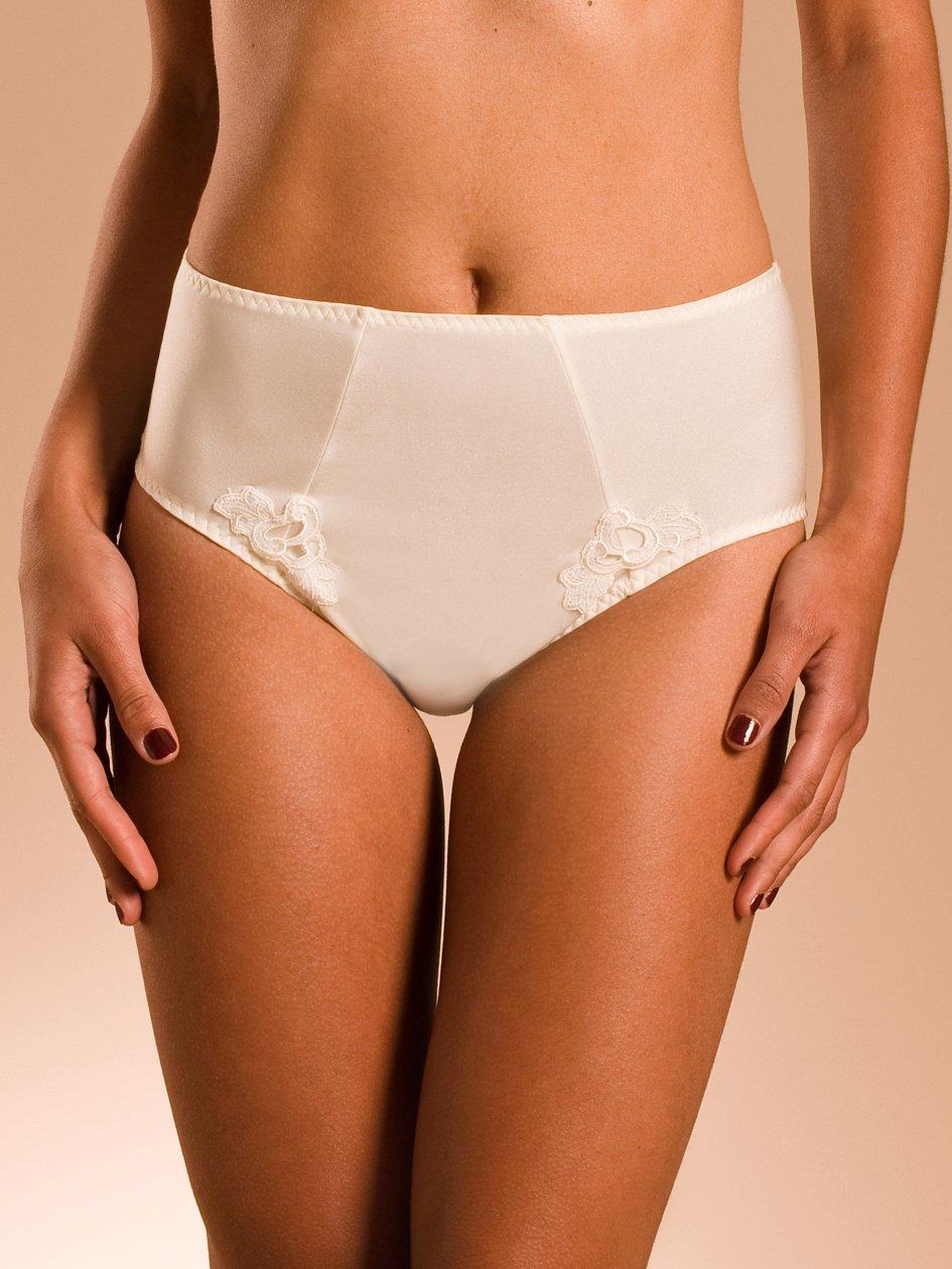 White Chantelle Hedona Smoothing Full Women Briefs | RYT868ZJ