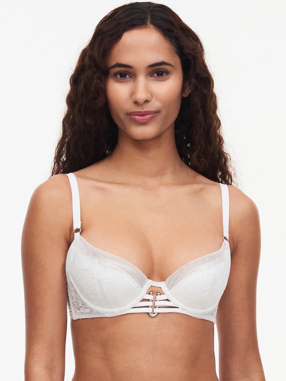 White Chantelle Impulse Push-up Women Bra | EGD9984ME