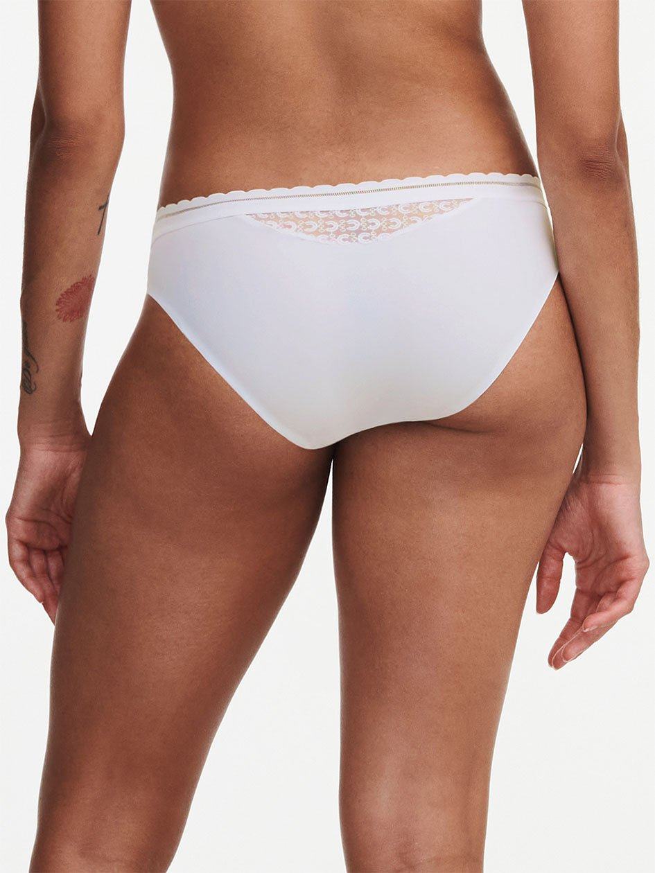 White Chantelle Monogram Women Bikini Bottoms | CKA8555US