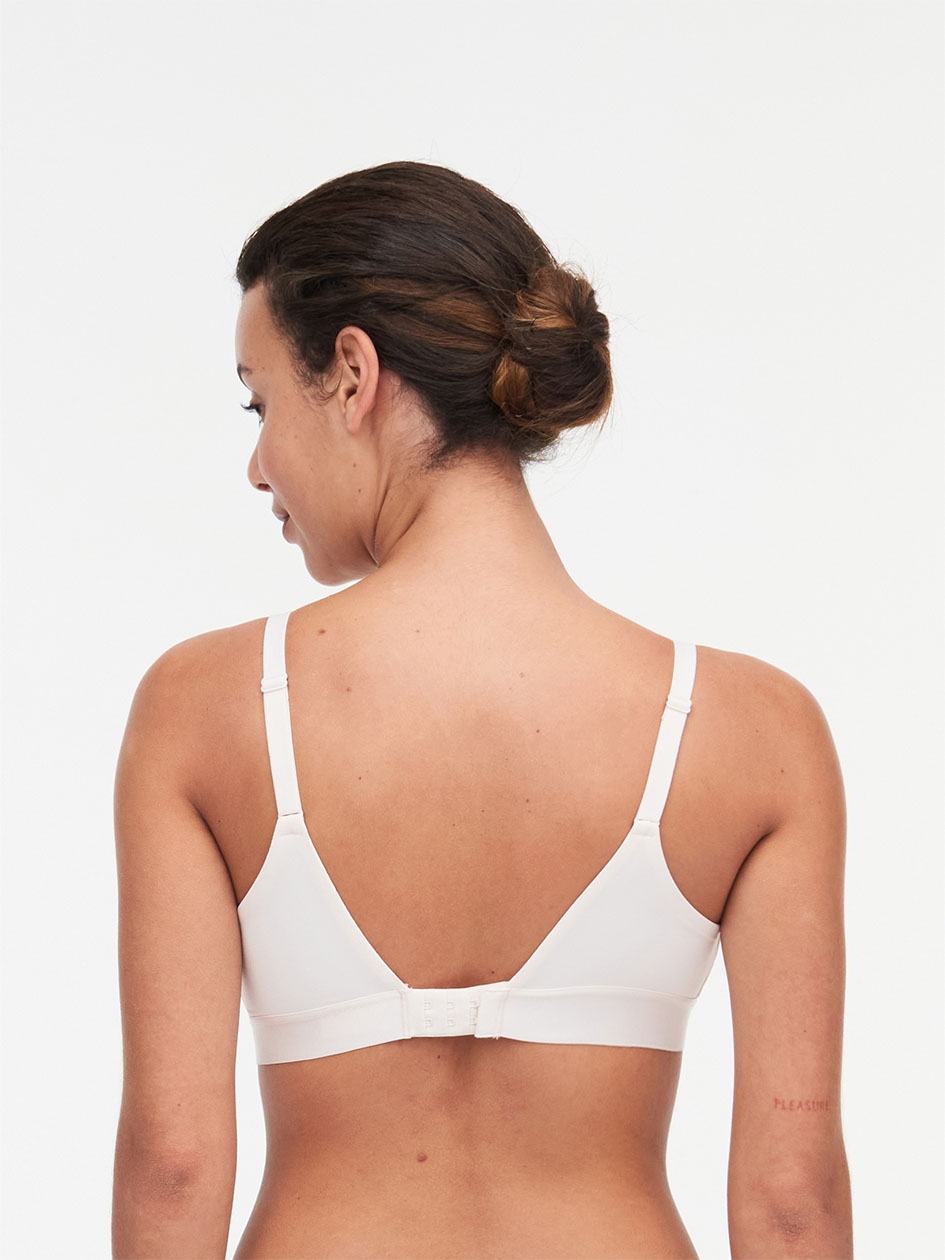 White Chantelle Norah Comfort Supportive Wirefree Women Bras | HWW6740TK